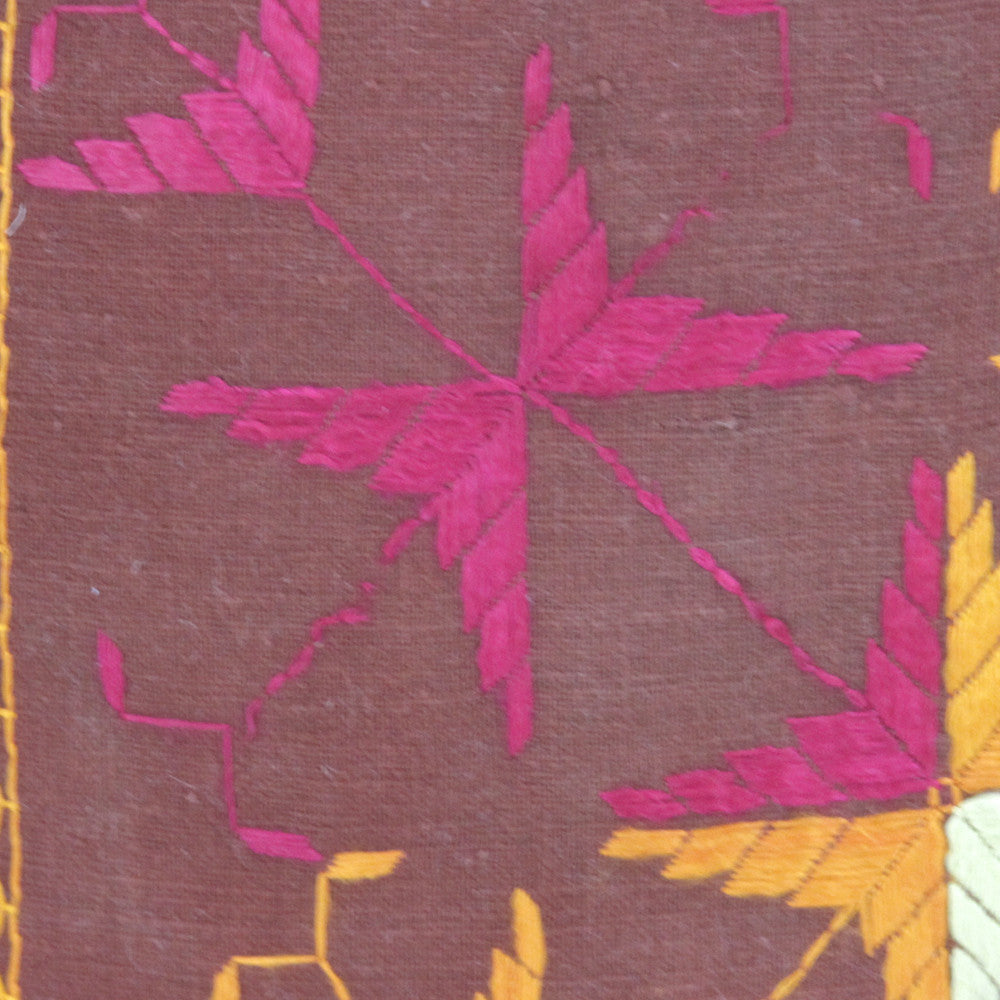 Ambala Phulkari Pillows, Pair