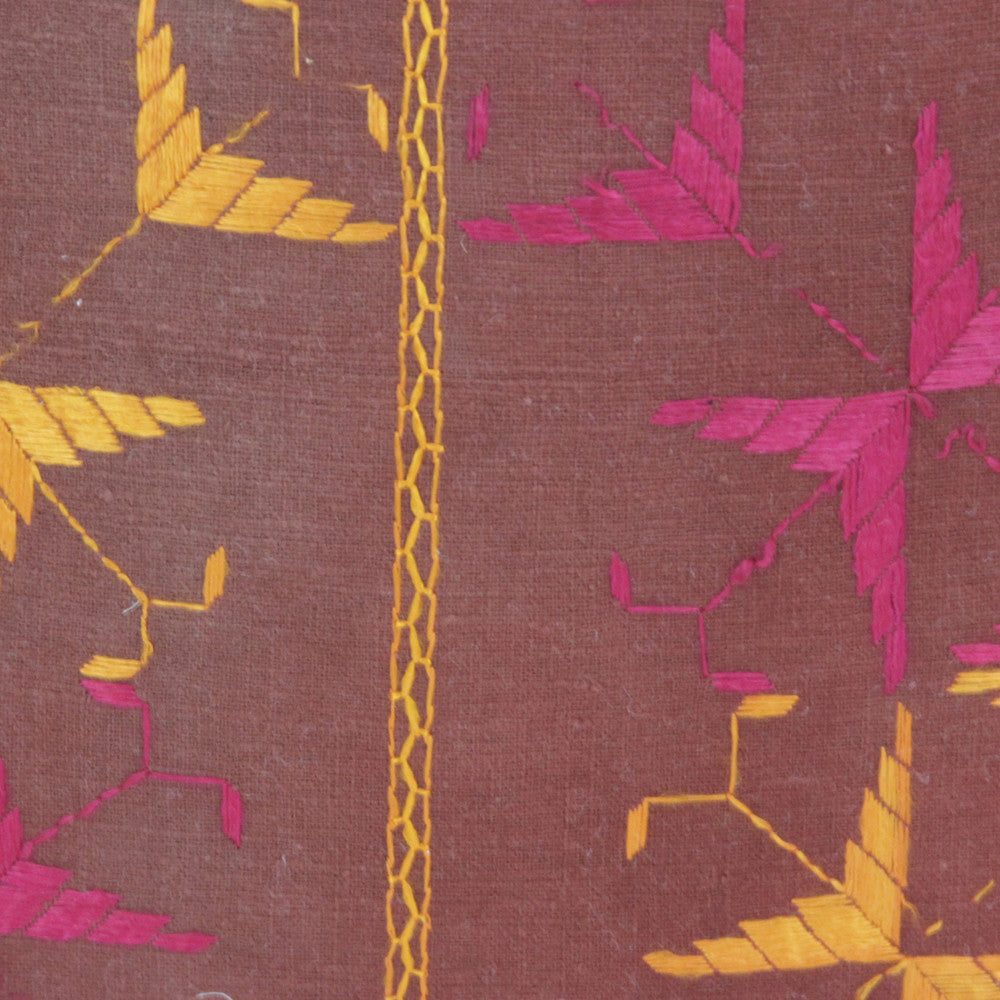 Ambala Phulkari Pillows, Pair