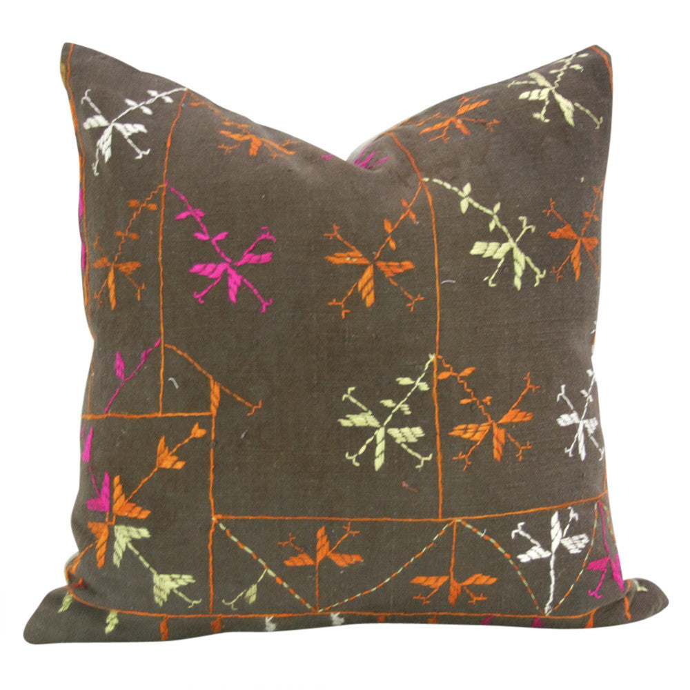 Banhi Phulkari Pillows, Pair