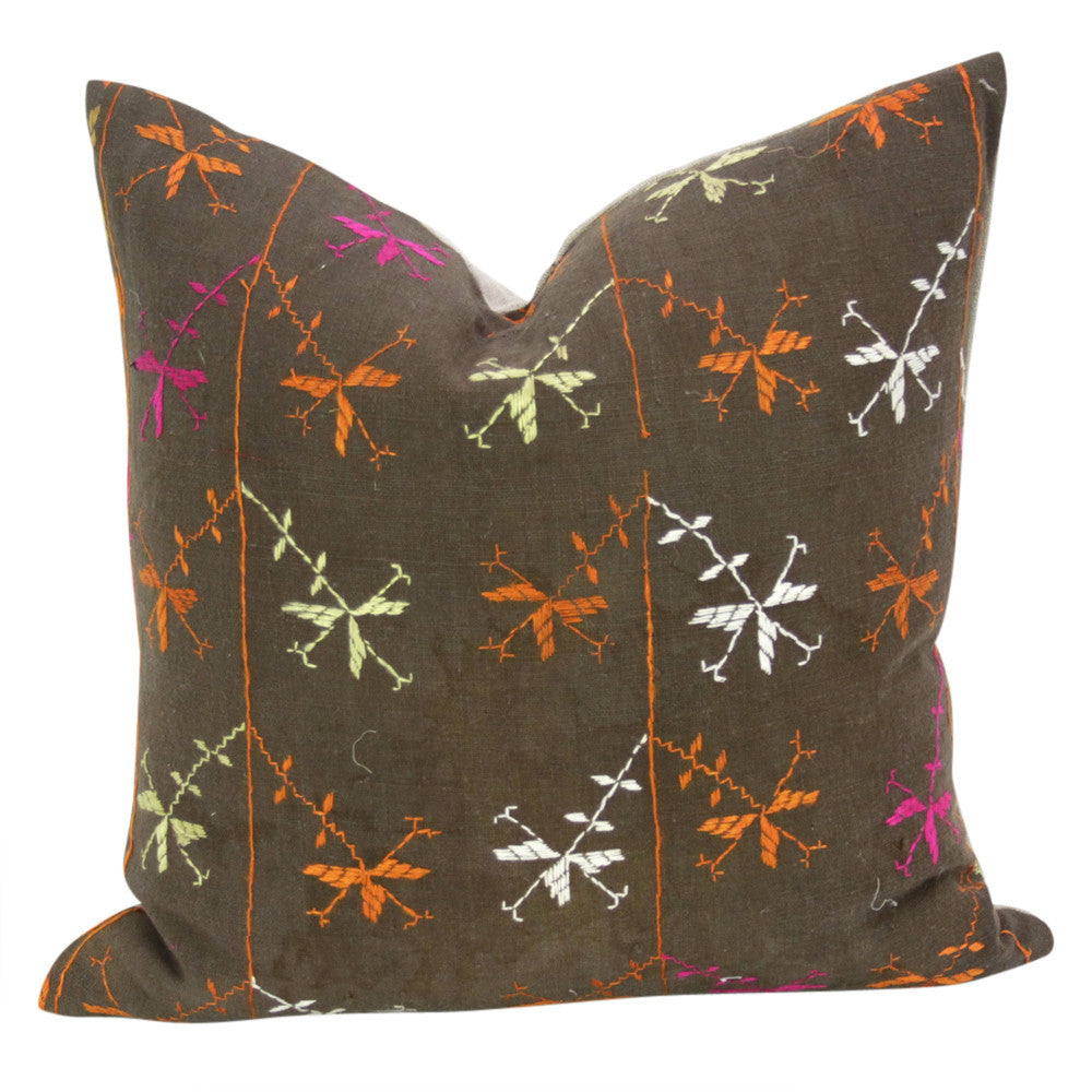 Banhi Phulkari Pillows, Pair