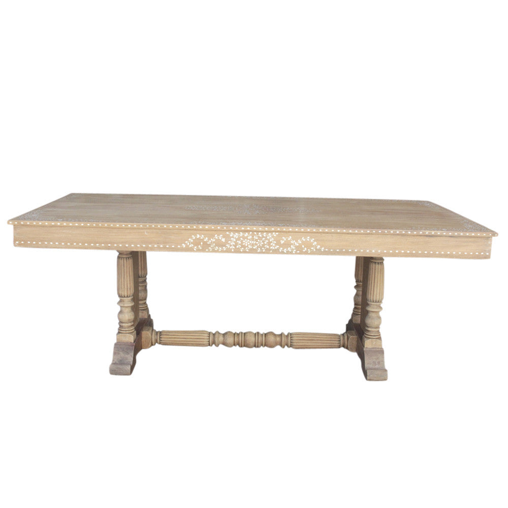 Persian Bone-Inlay Dining Table