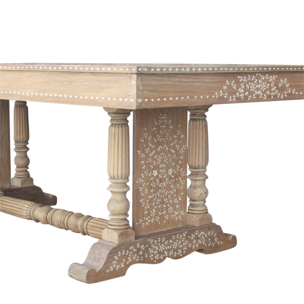 Persian Bone-Inlay Dining Table