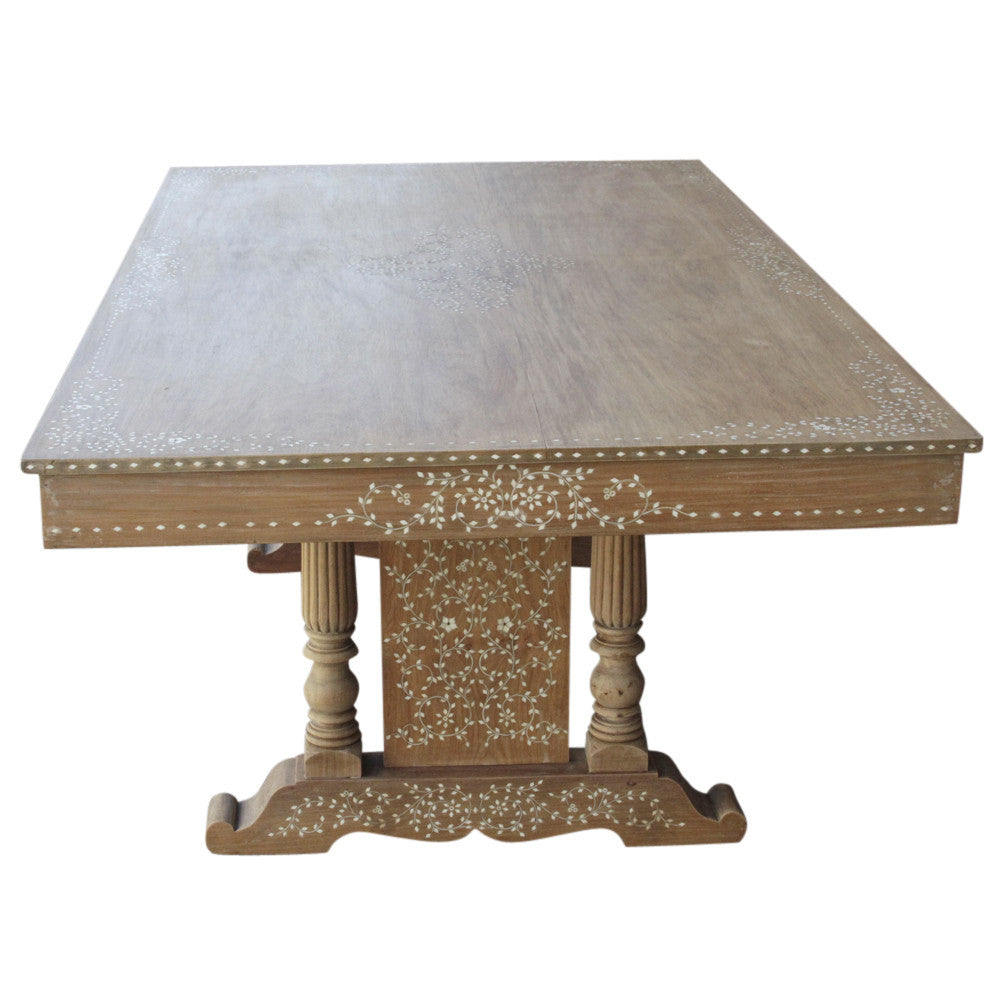 Persian Bone-Inlay Dining Table