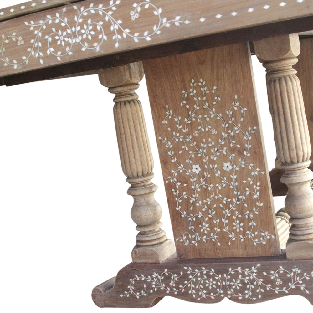 Persian Bone-Inlay Dining Table