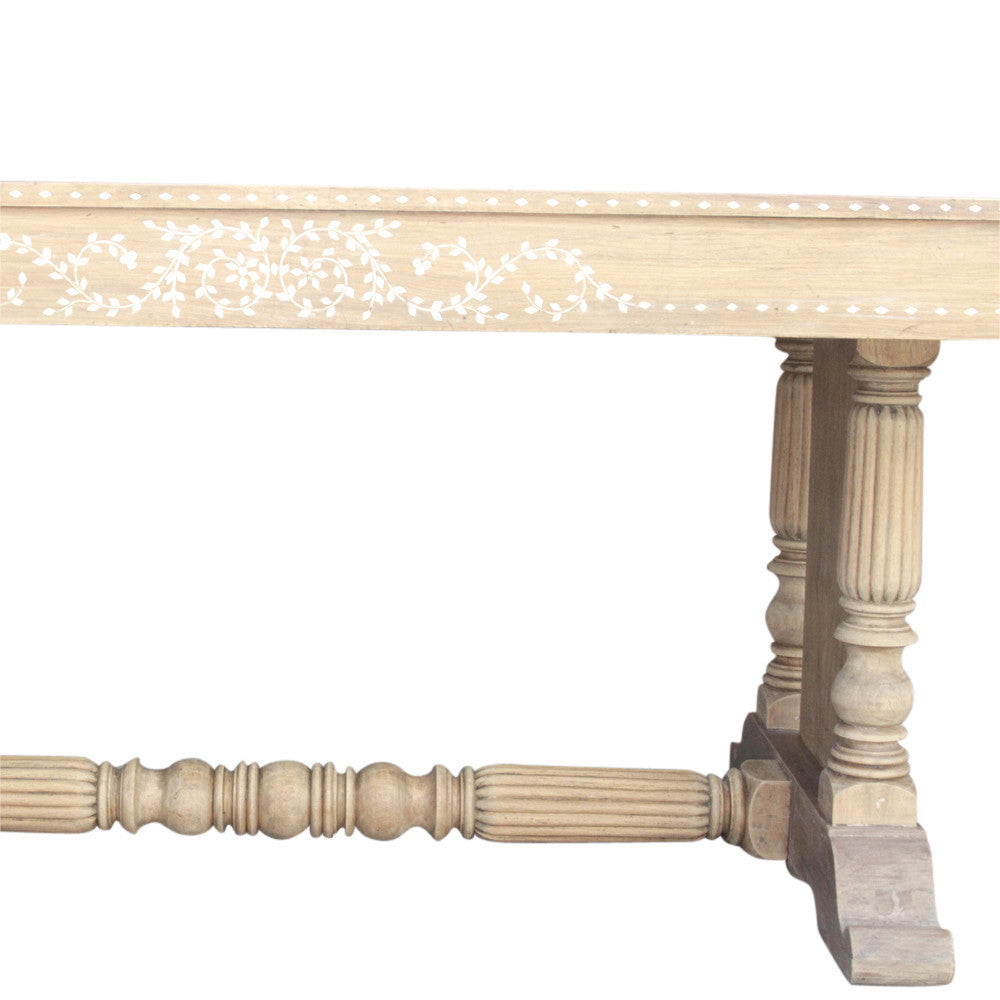 Persian Bone-Inlay Dining Table