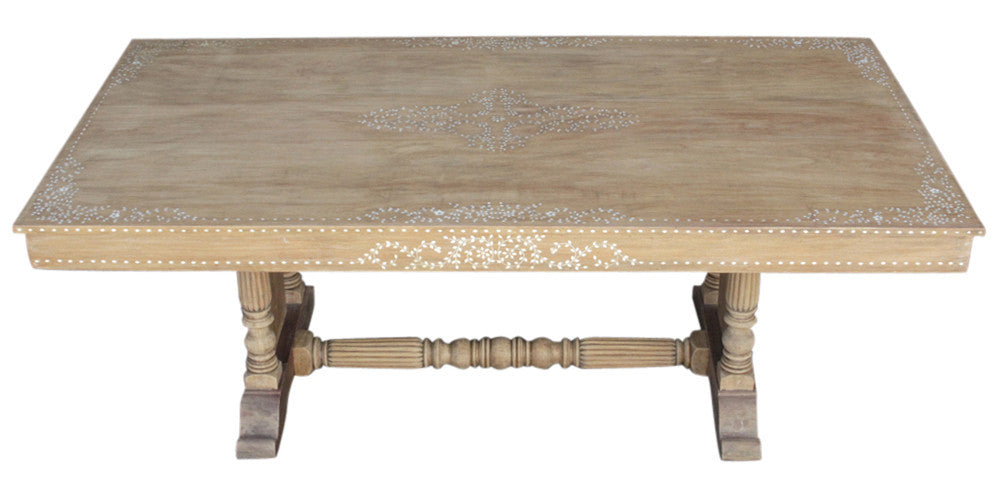 Persian Bone-Inlay Dining Table