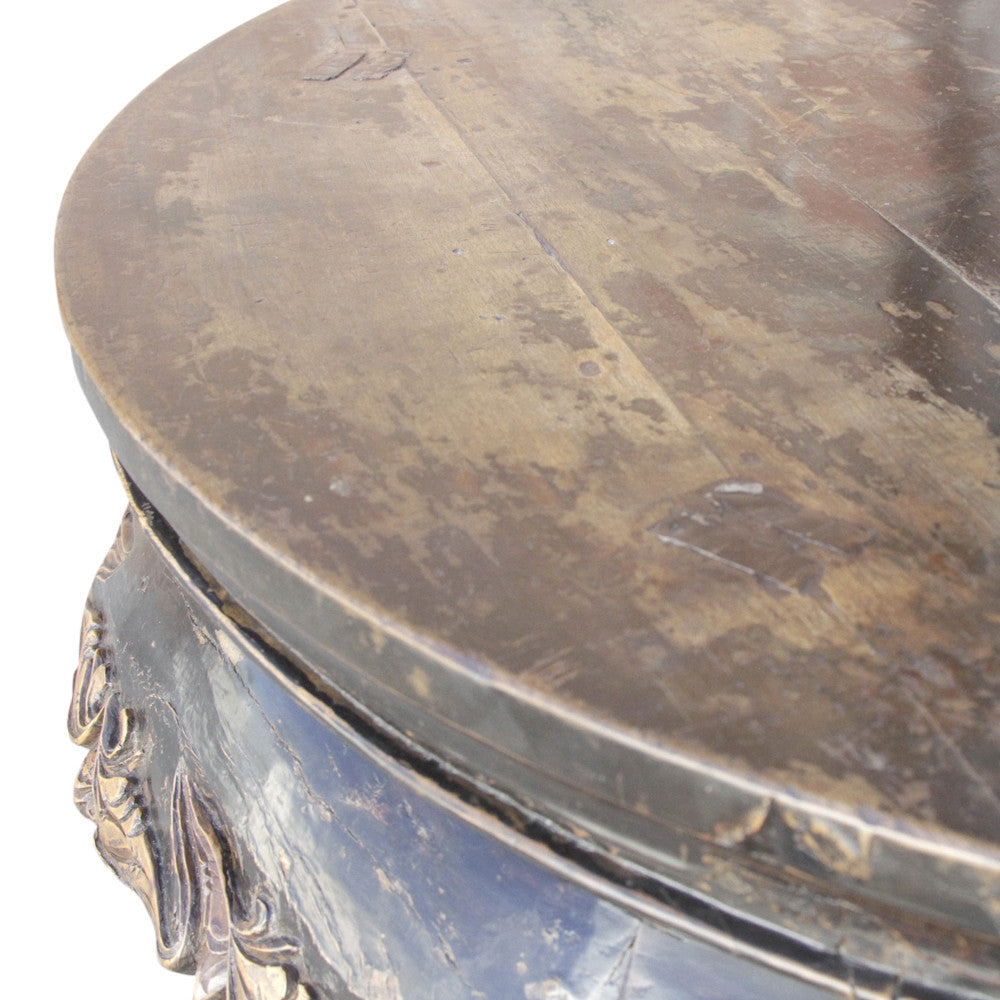 19th Century Asian Demilune Table