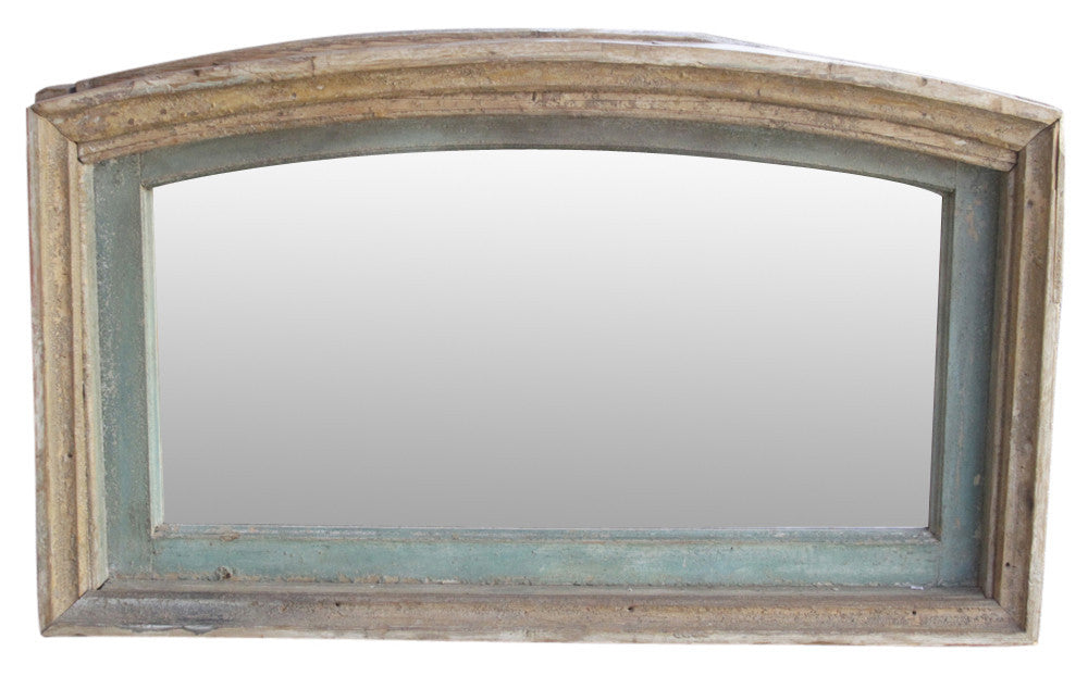 Antique Dome Top Painted Mirror