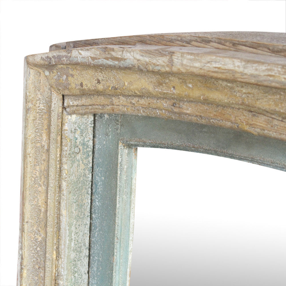 Antique Dome Top Painted Mirror