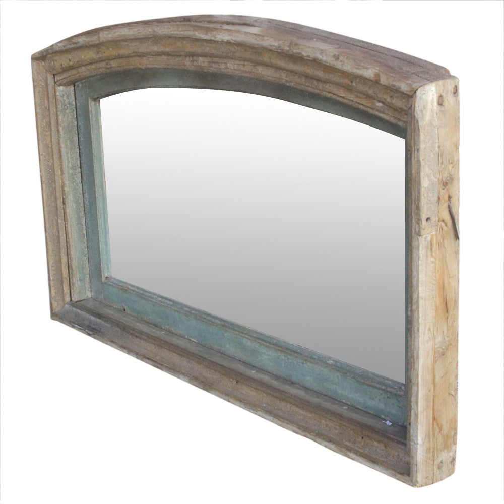 Antique Dome Top Painted Mirror