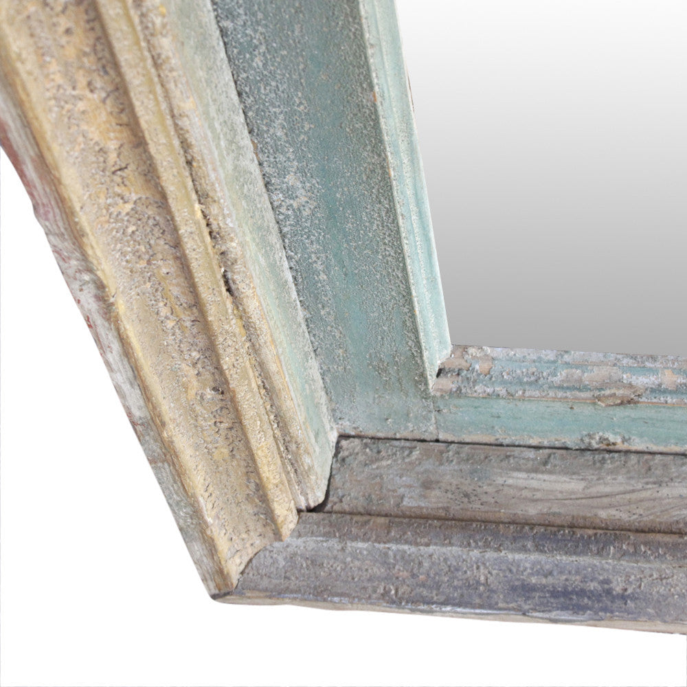 Antique Dome Top Painted Mirror