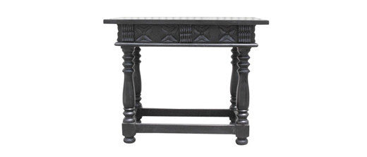 Carved Ebonized Console Table