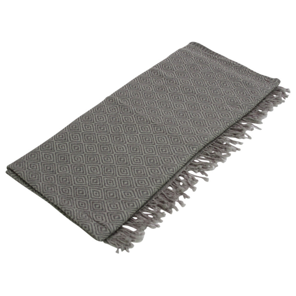 Gray Jammu Throw