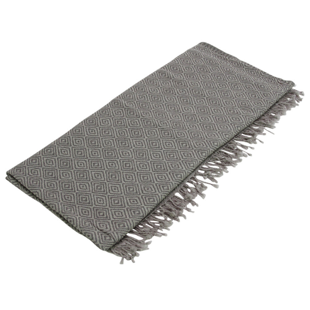 Gray Jammu Throw