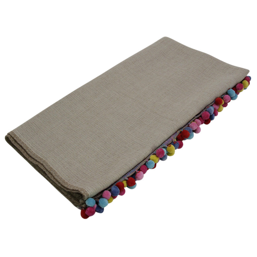 Khaki Jammu Throw