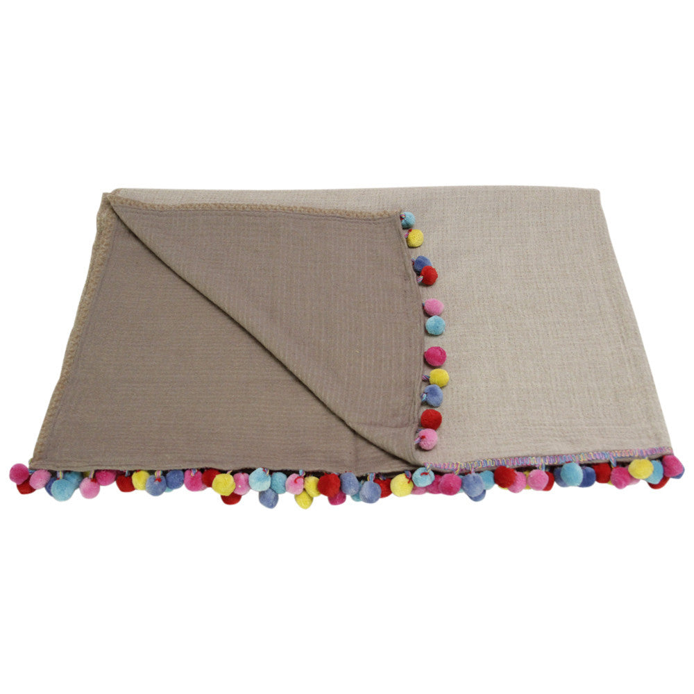Khaki Jammu Throw