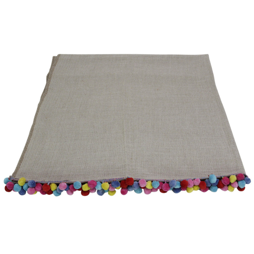 Khaki Jammu Throw