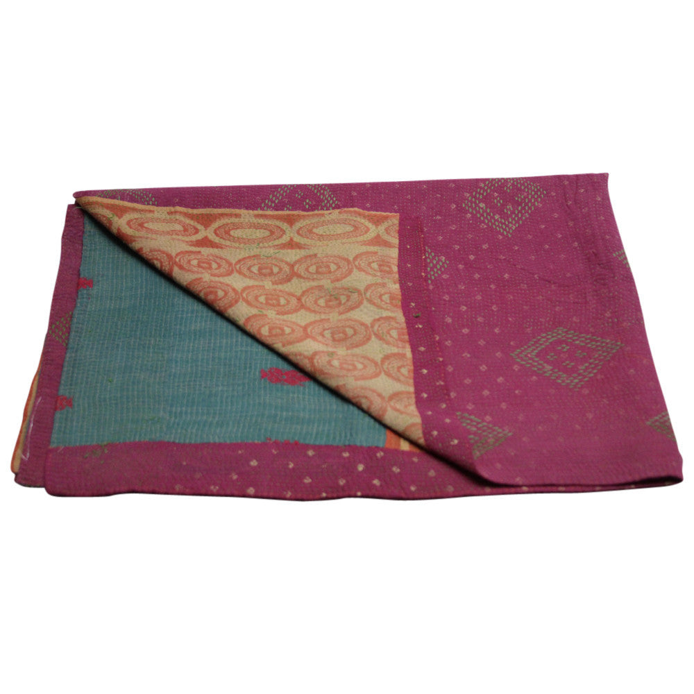 Jina Bengal Kantha Throw