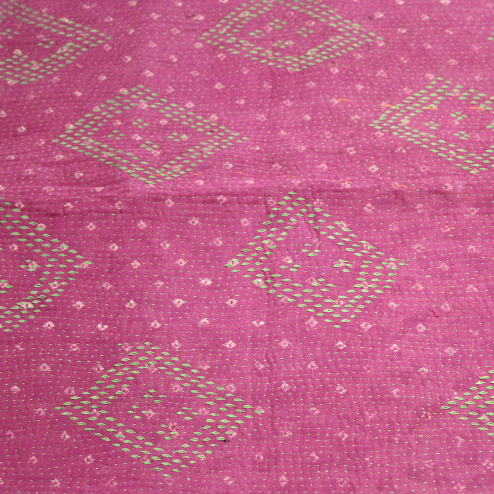 Jina Bengal Kantha Throw