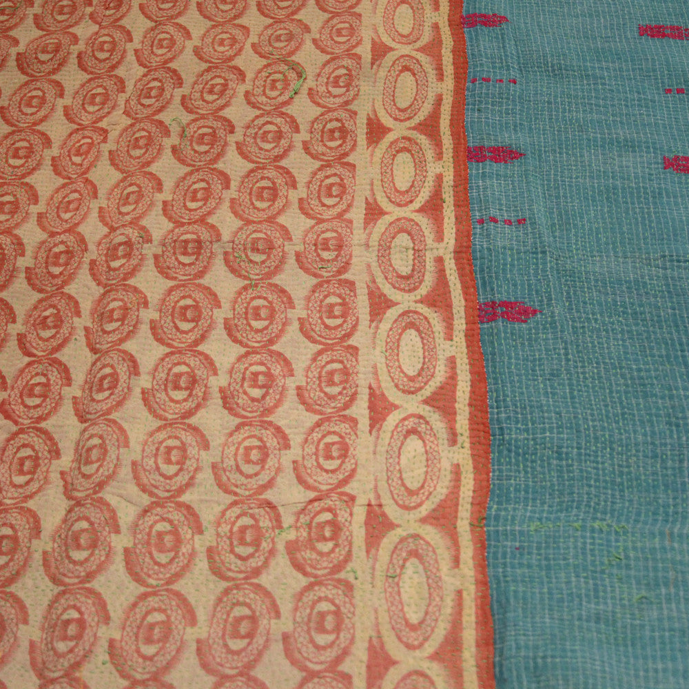 Jina Bengal Kantha Throw