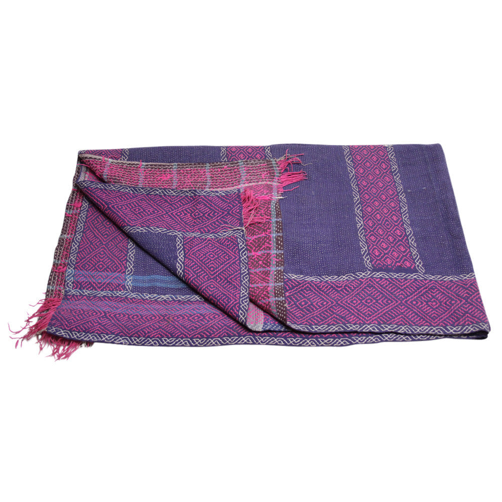 Lehr Bengal Kantha Throw