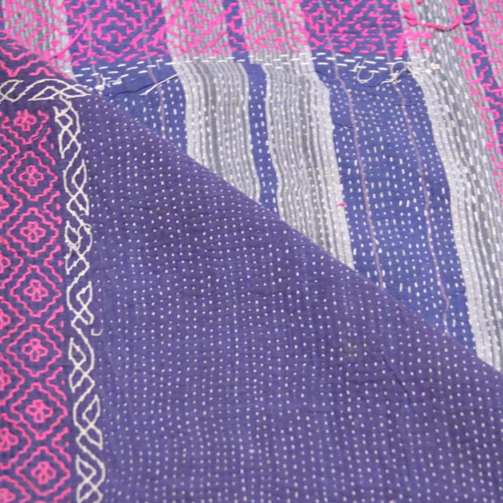 Lehr Bengal Kantha Throw