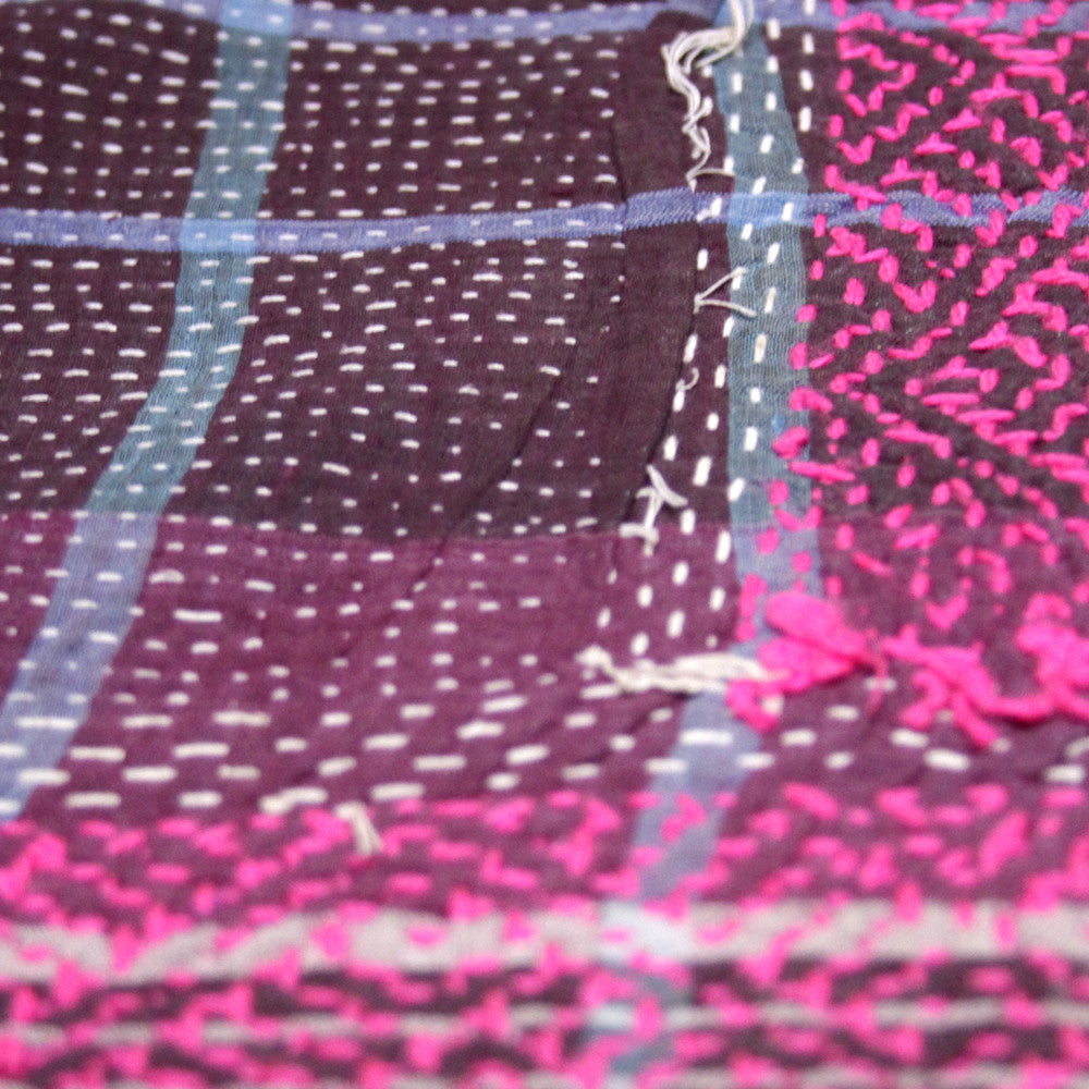 Lehr Bengal Kantha Throw