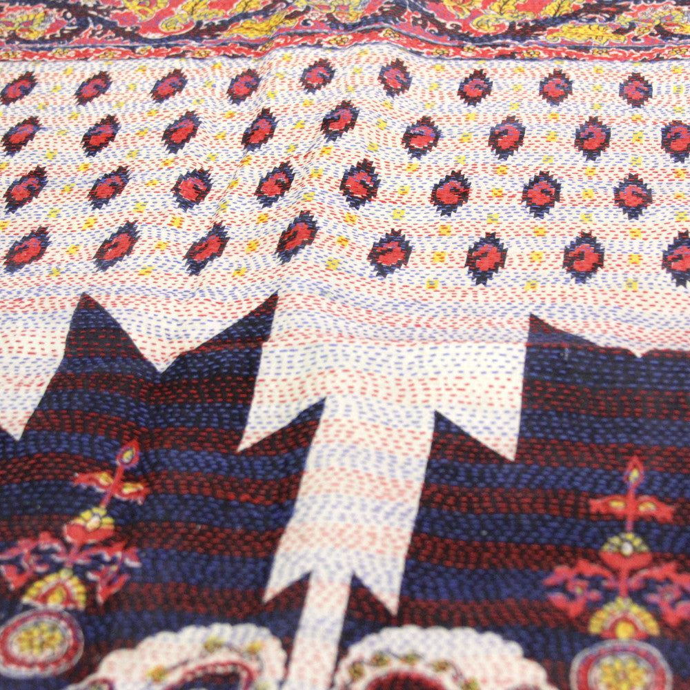 Silk Kantha Scarf (Light Green)