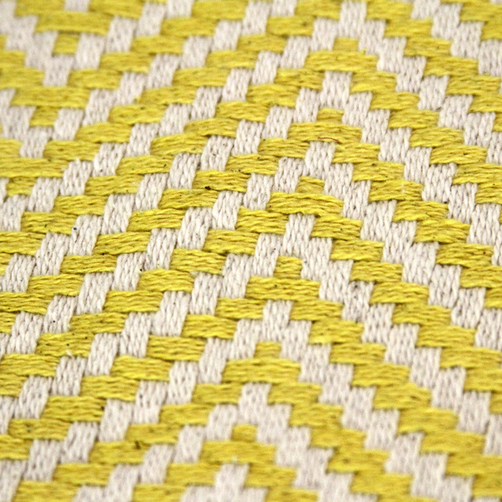 Yellow Chevron Throw
