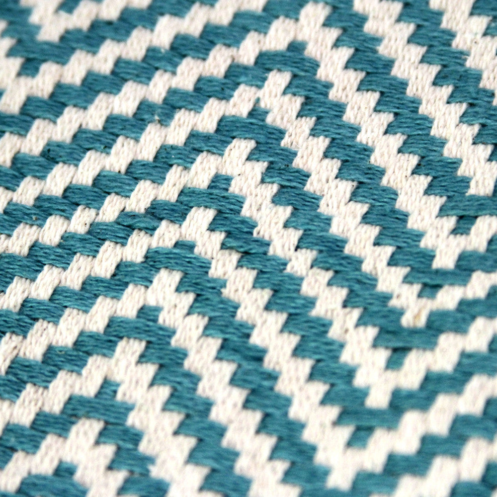 Turquoise Chevron Throw