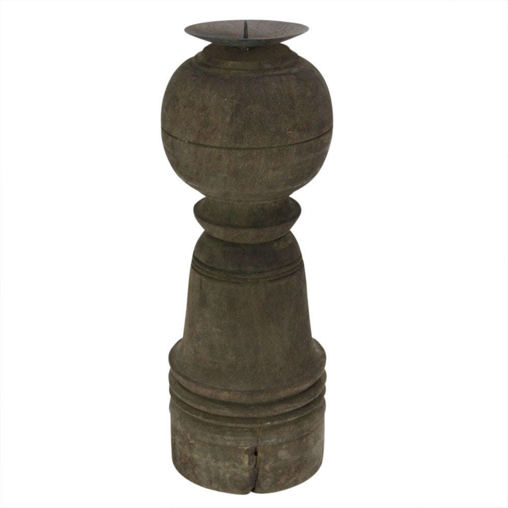 Vintage Bed Leg Candleholders, Set of 3