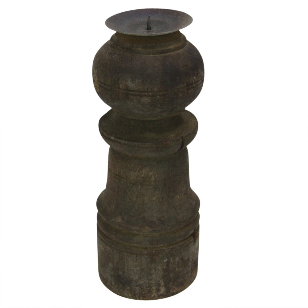 Vintage Bed Leg Candleholders, Set of 3