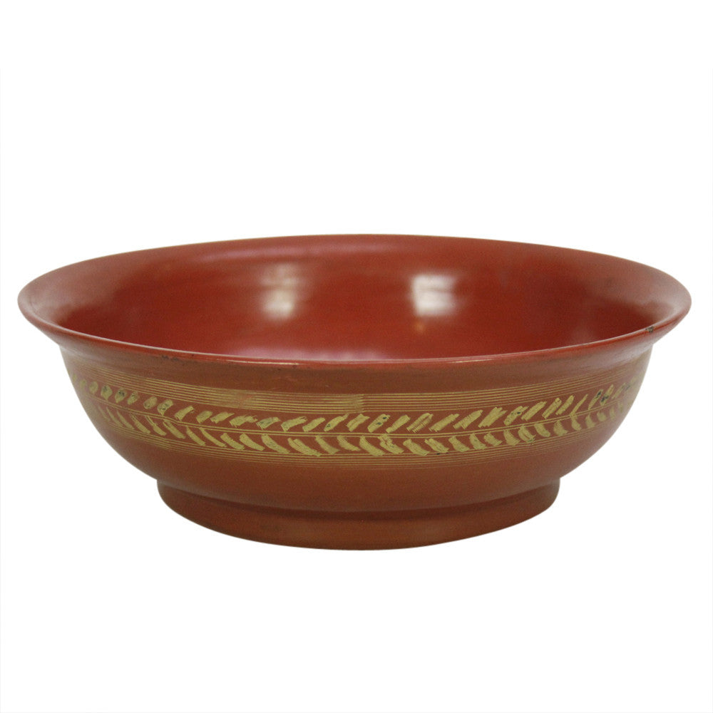 Golden Vine Tibetan Bowl