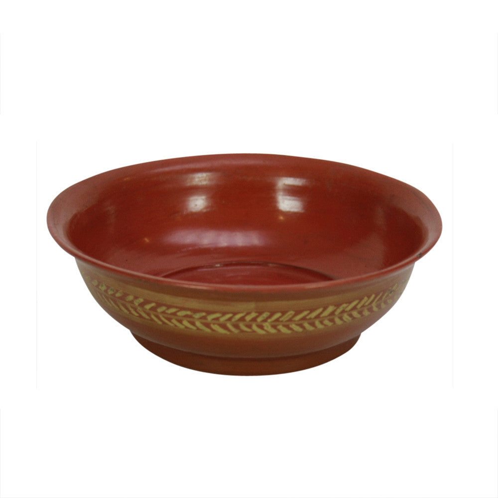 Golden Vine Tibetan Bowl