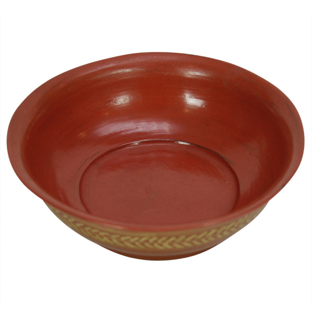 Golden Vine Tibetan Bowl