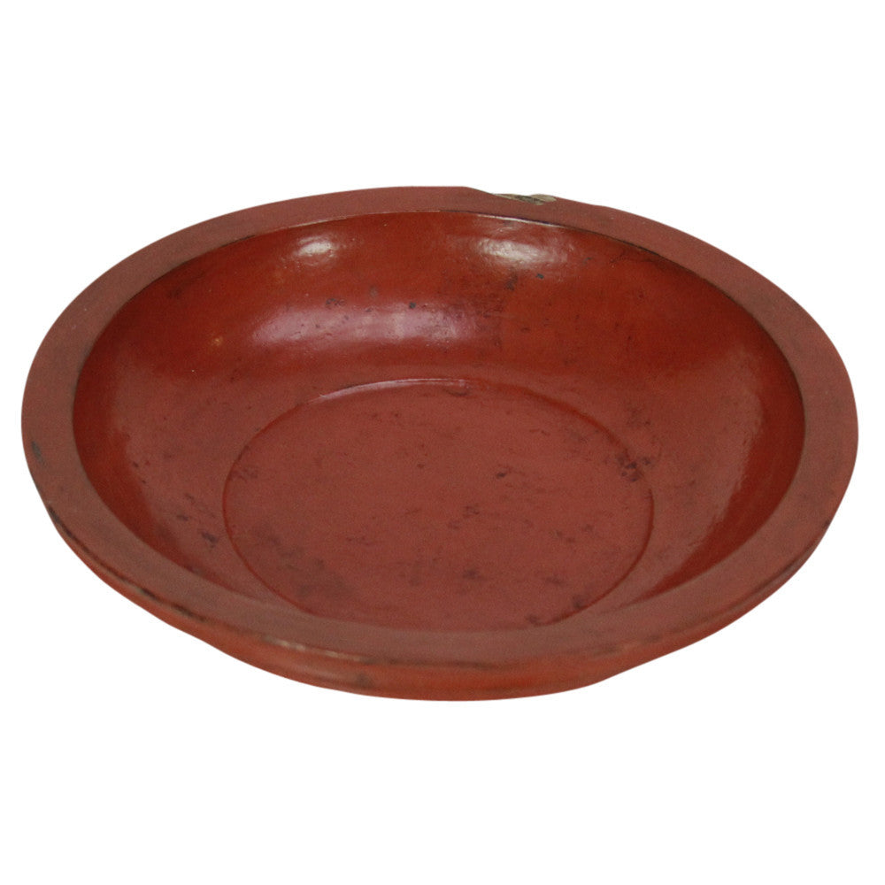 Wood Tibetan Fruit Bowls, Set of 3