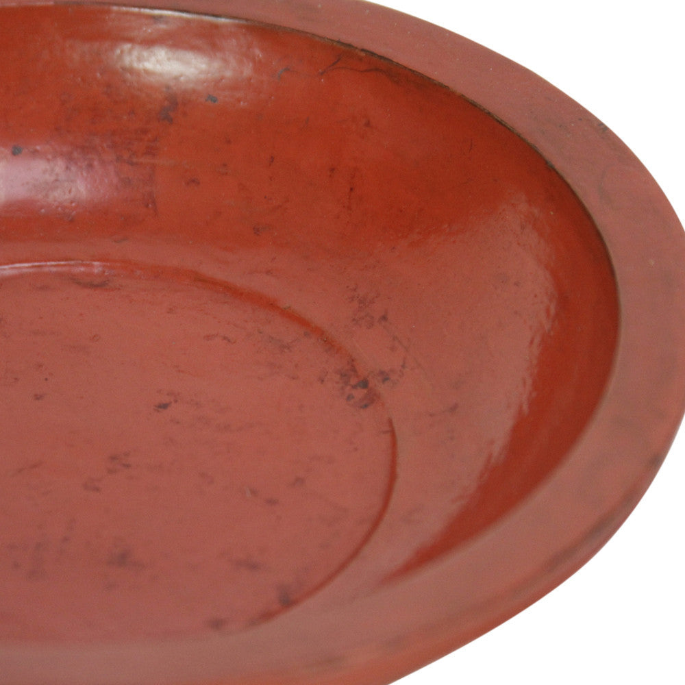 Wood Tibetan Fruit Bowls, Set of 3