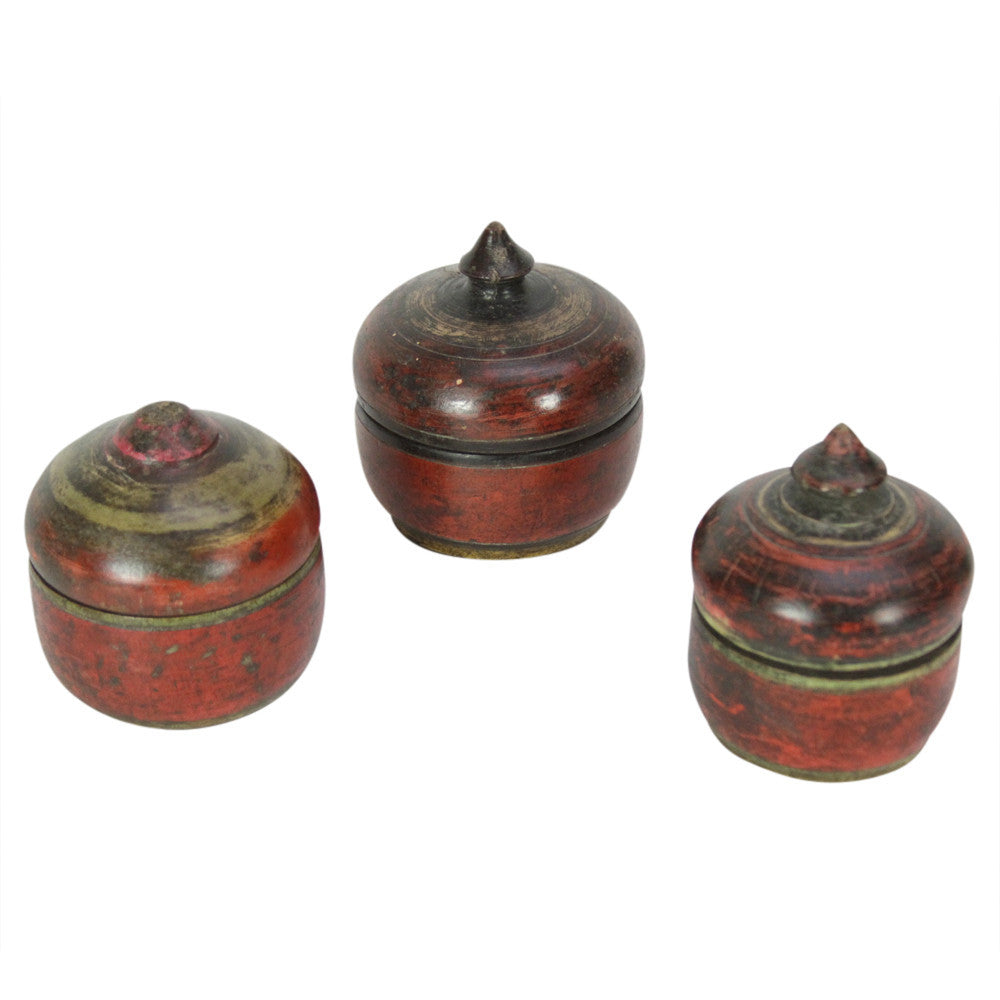 Polychrome Tikka Boxes, Set of 3
