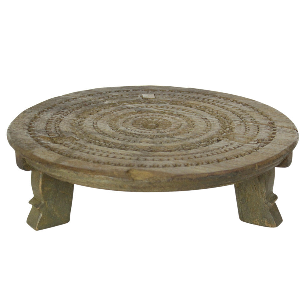 Mandala Carved Low Bajot