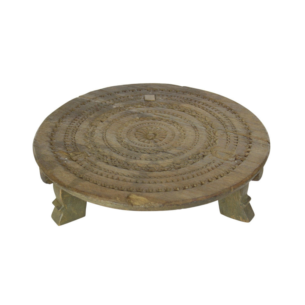 Mandala Carved Low Bajot