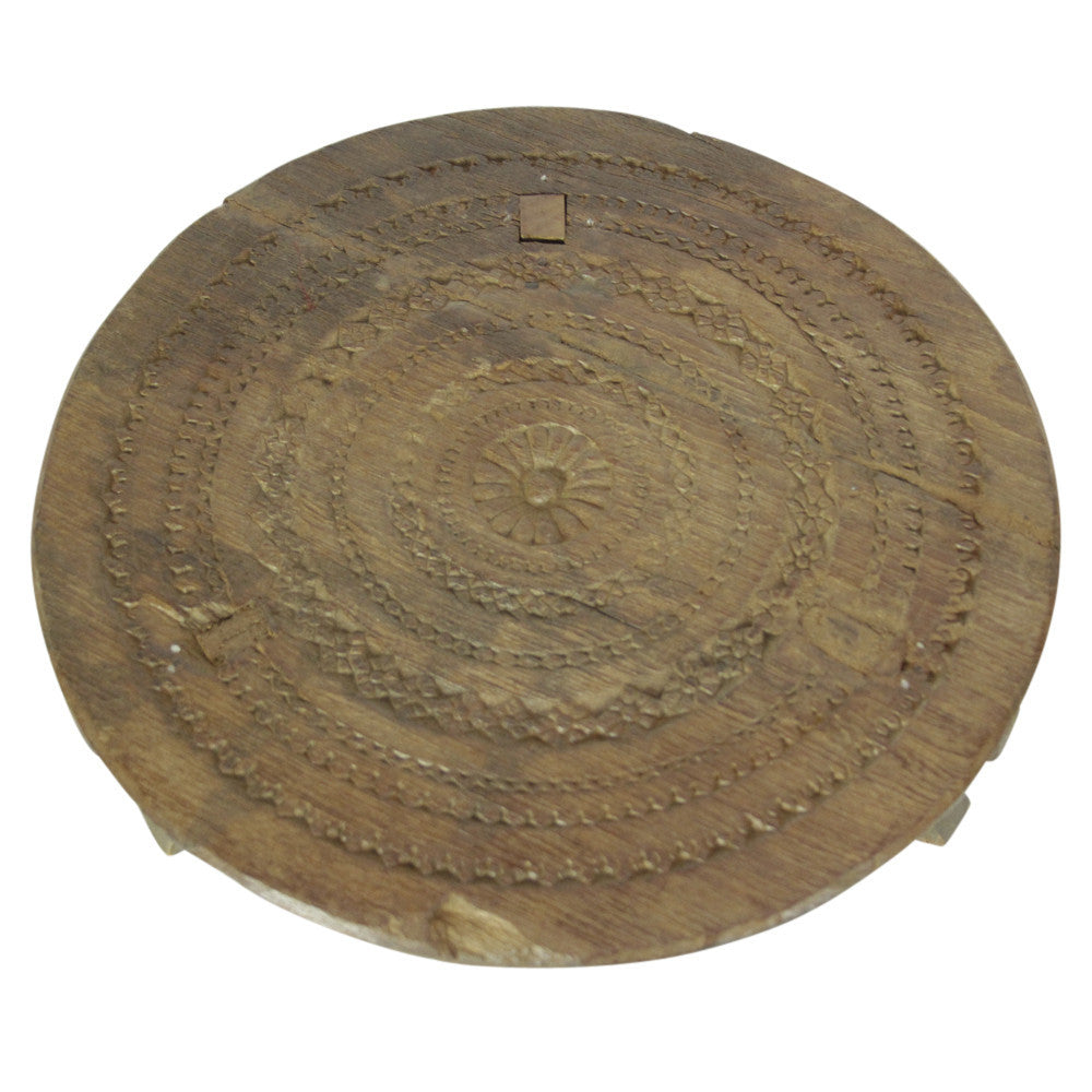 Mandala Carved Low Bajot