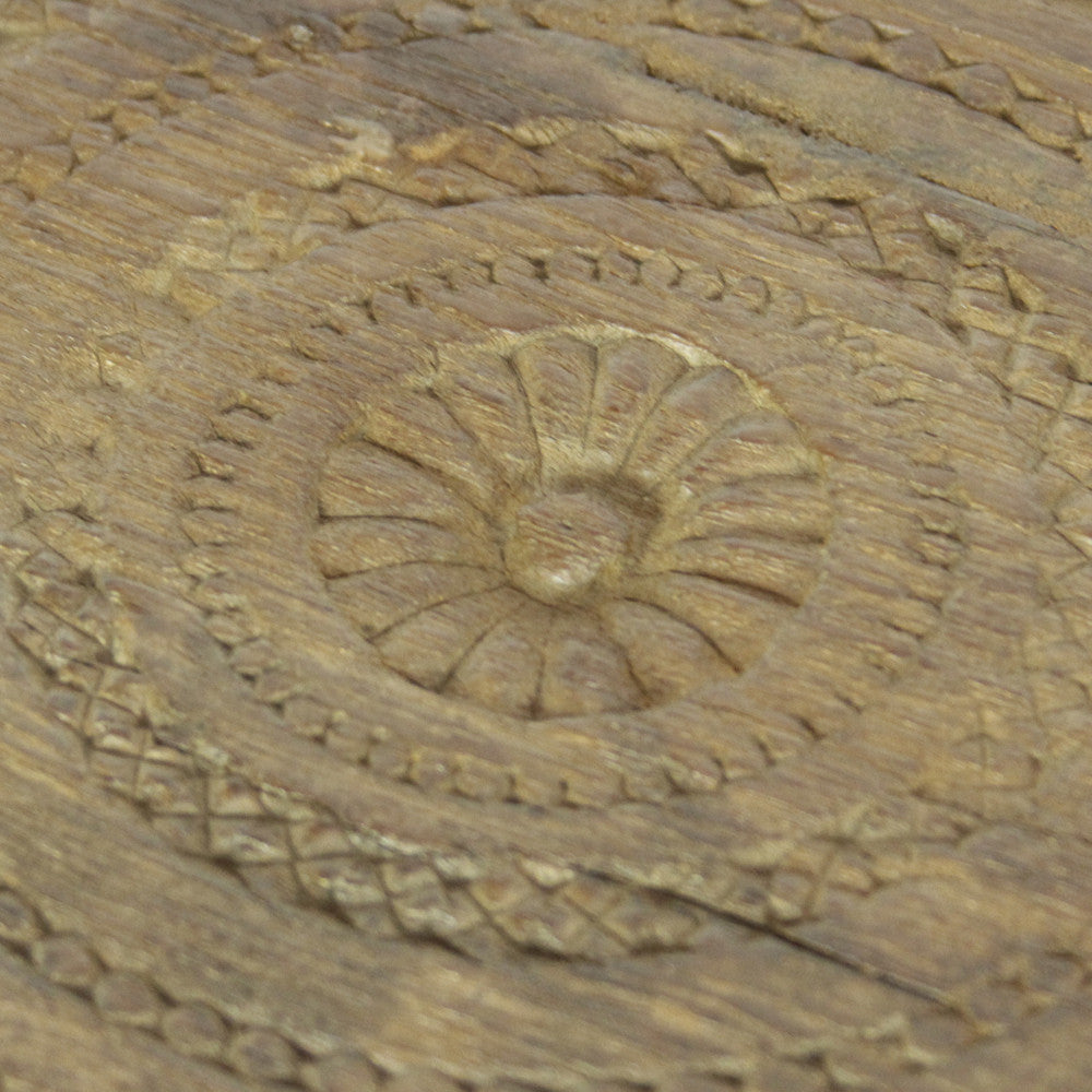 Mandala Carved Low Bajot