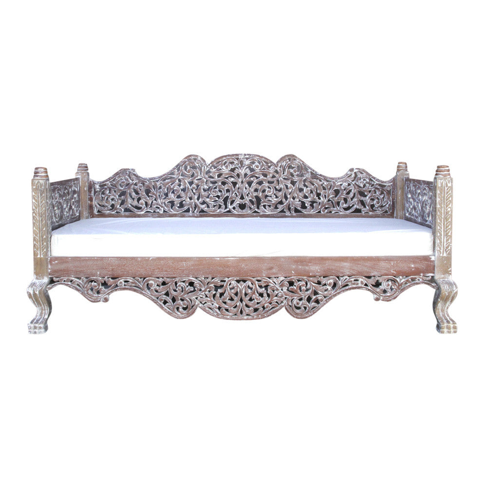Raj Anglo Indian Teak Daybed