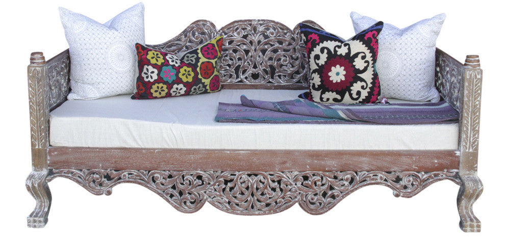 Raj Anglo Indian Teak Daybed