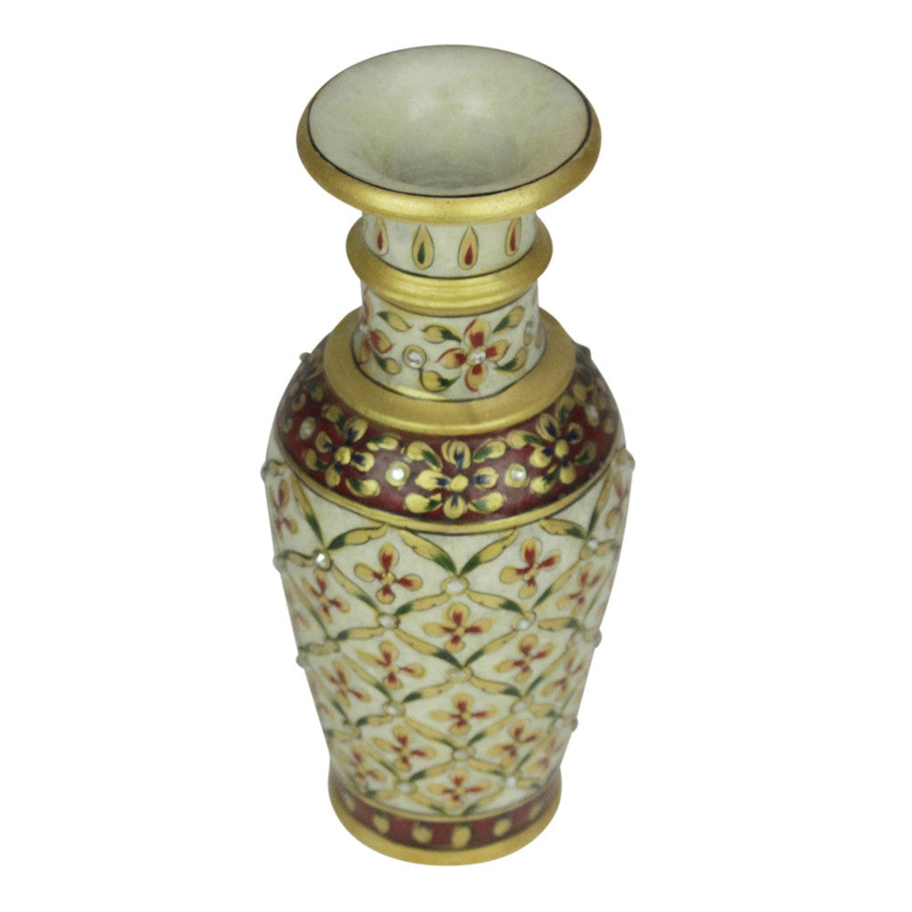 Golden Jaipur Marble Vase