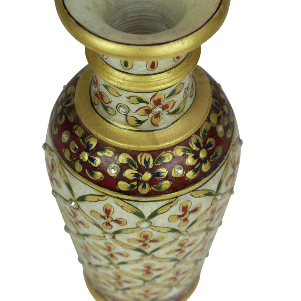 Golden Jaipur Marble Vase