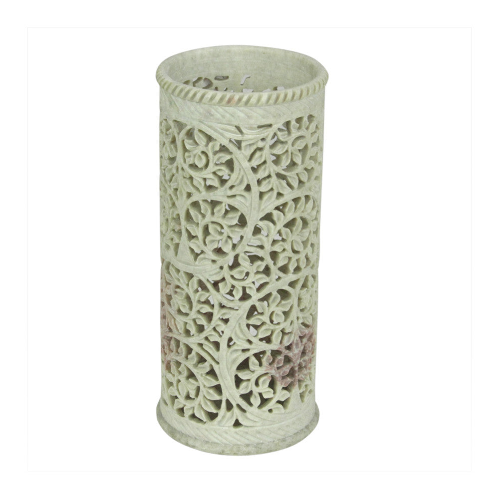 Light Pierced Marble Vase
