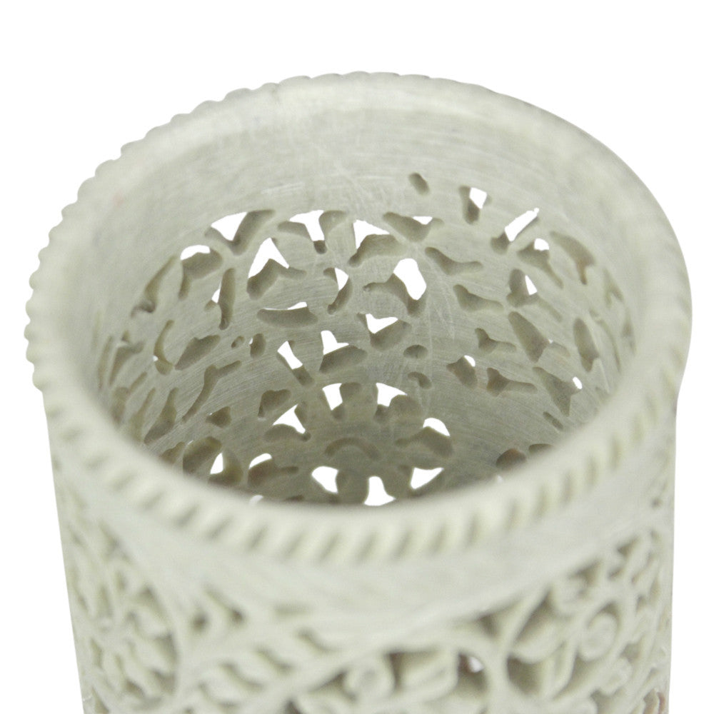 Light Pierced Marble Vase