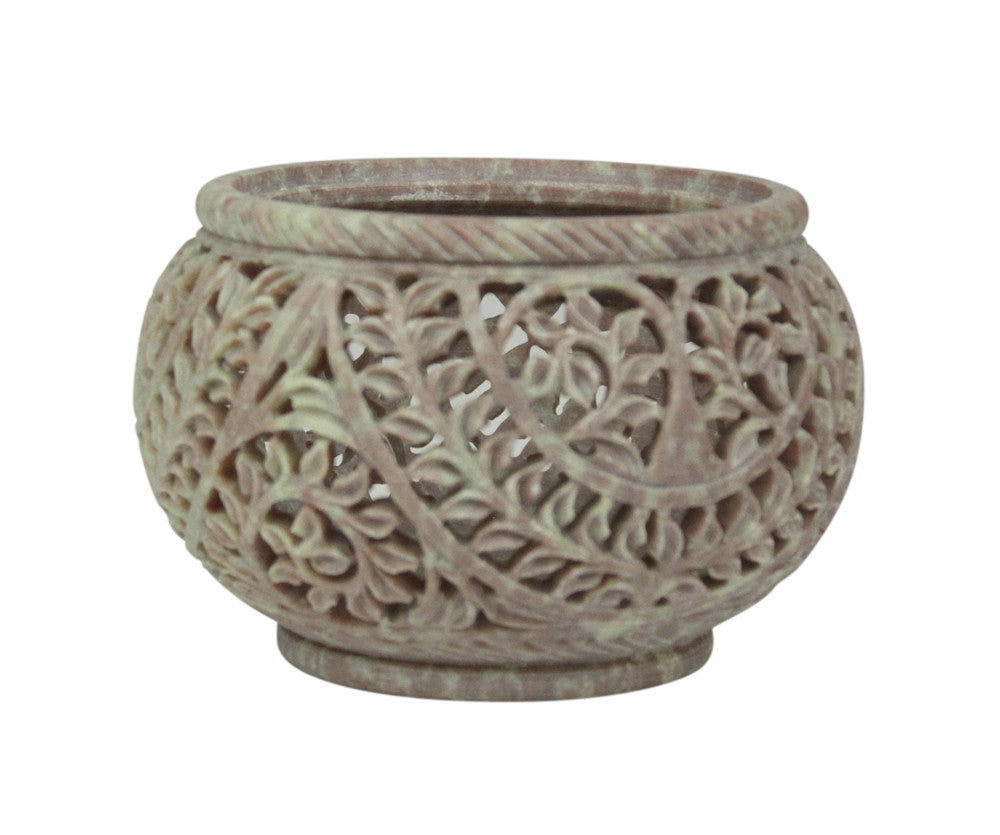 Multicolor Pierced Marble Bowl