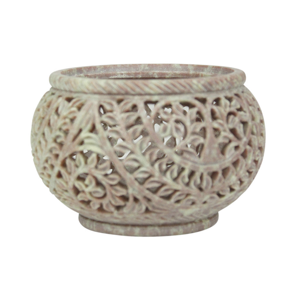Multicolor Pierced Marble Bowl